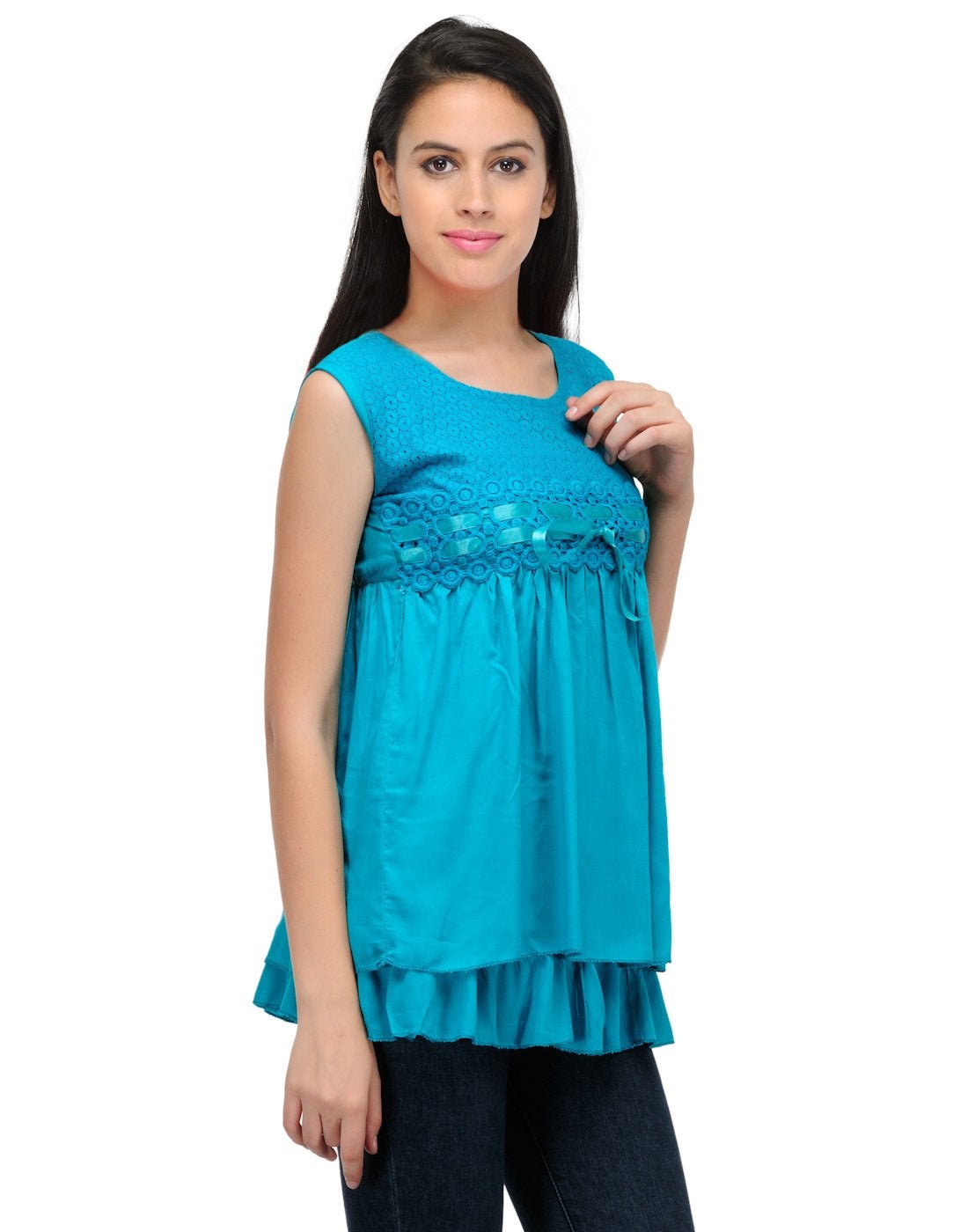 Women's Blue casual Top