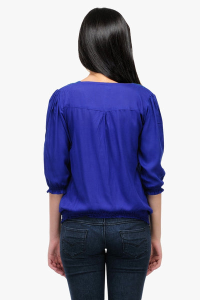 Women's Blue casual Wear Top