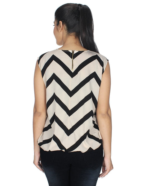 Women's White casual  Wear Top