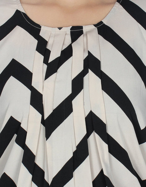 Women's White casual  Wear Top