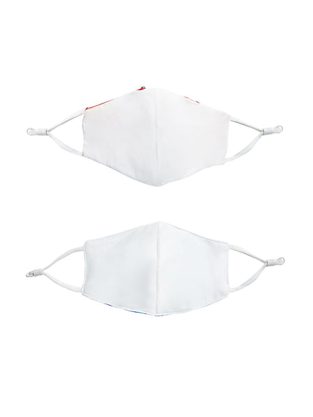 Embroidery Design With Sparkling Glitter Sequin Women Fashion Reusable Face Mask (Pack of 2)