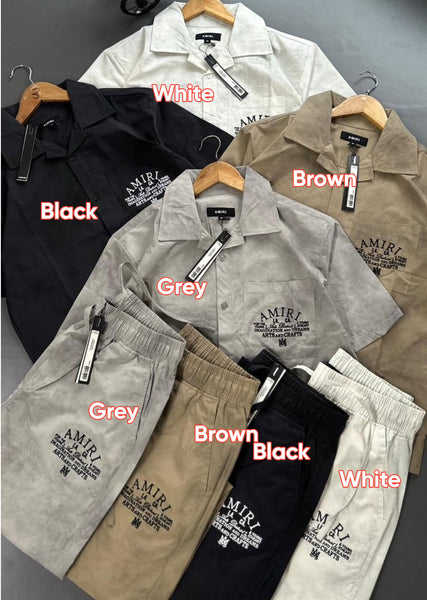 Premium Designer Co-Ord Set for Men Stylish Shirt & Pant Collection