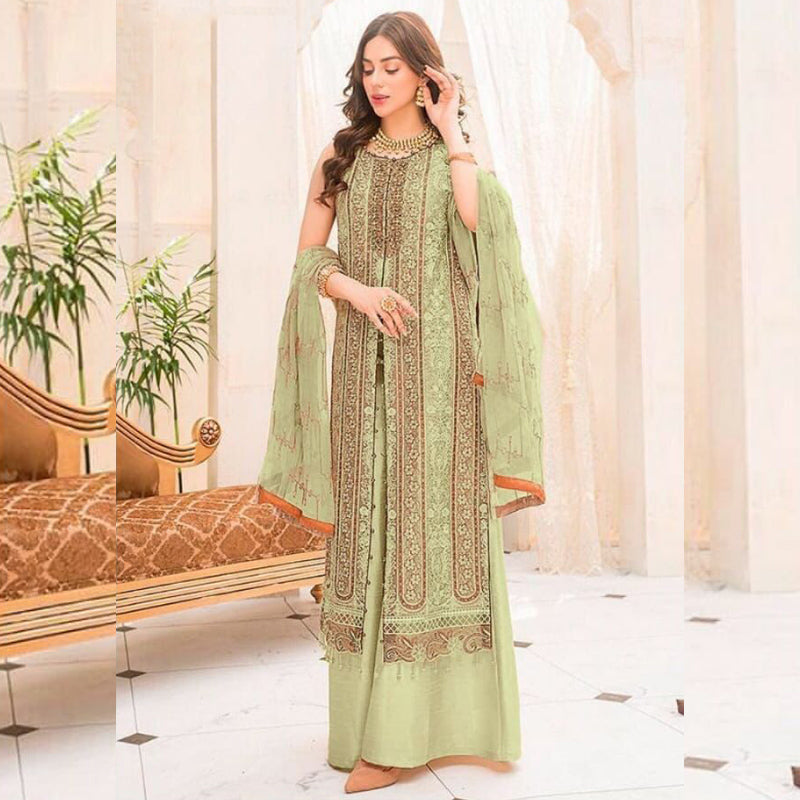 {Semi Stitched} Beautiful Pakistani Georgette suit.