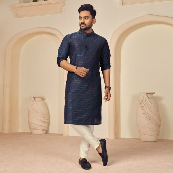 Blue Couple Ethnic Set Fully Stiched  In Heavy Georgette Suit With Embrodery and Diamond Stone Work