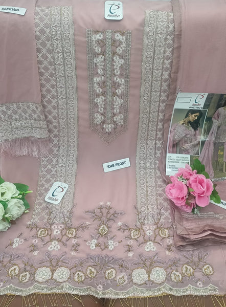 {Semi-Stitched} Beautiful Heavy Pakistani Fox Georgette Suit