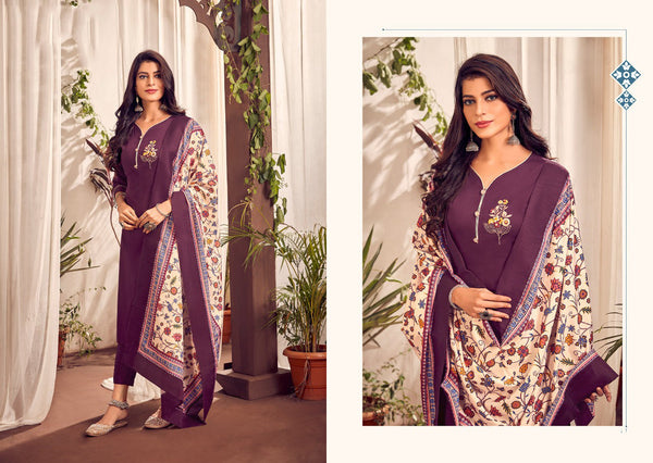 {Full-Stitched} Beautifull Heavy Jam Cotton With Handwork Suit
