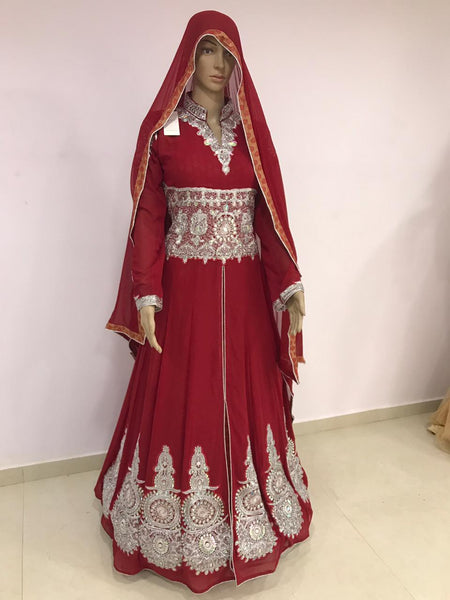 BEAUTIFULL REAL GEORGETTE WITH  HEAVY EMBROIDERY WORK