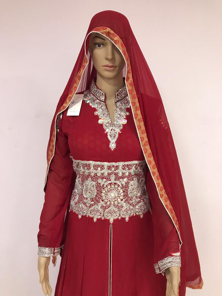 BEAUTIFULL REAL GEORGETTE WITH  HEAVY EMBROIDERY WORK