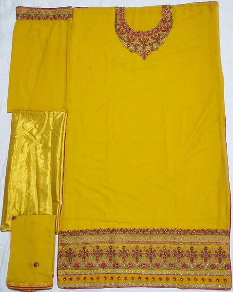 {Full-Stitched} Beautifull Faux Georgette Heavy Suit