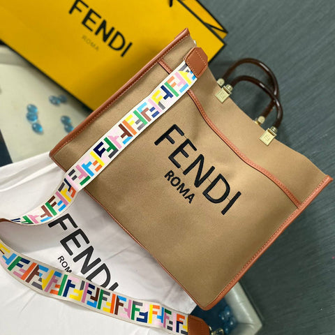 SUNSHINE FLANNEL TOTE BAG FOR WOMEN