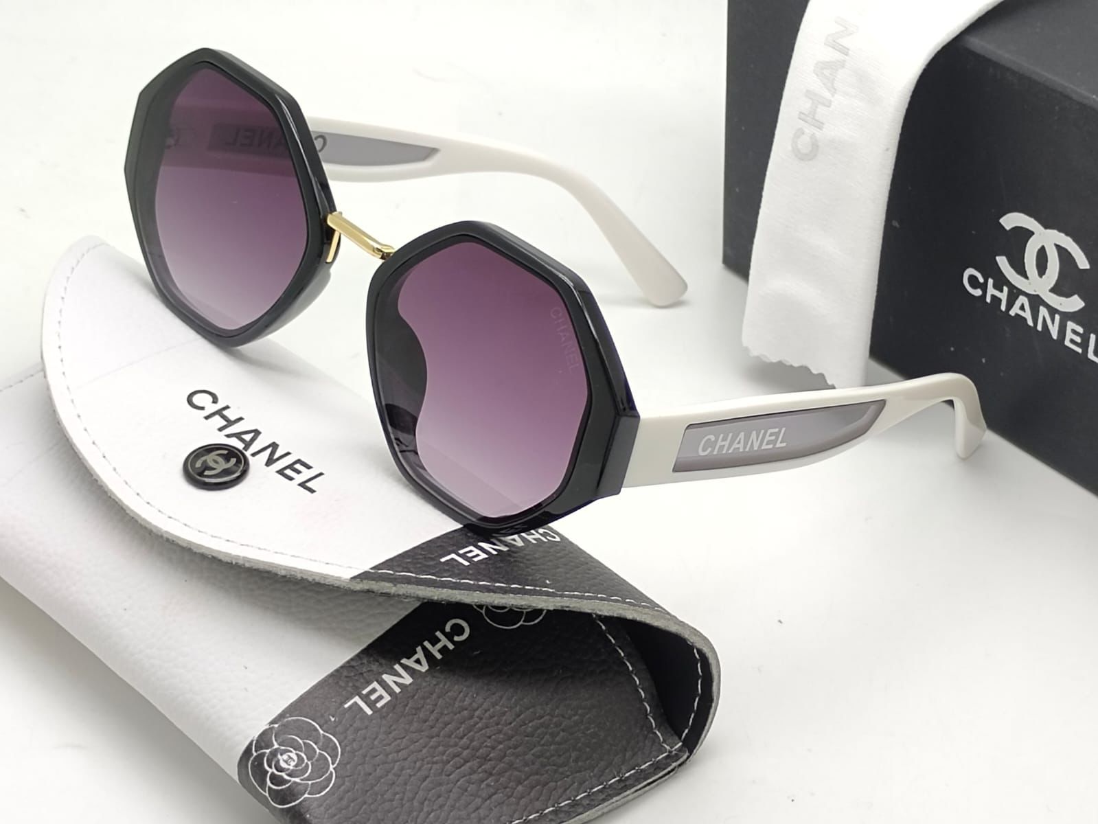 Big Round Octagon Shape Sunglasses For women