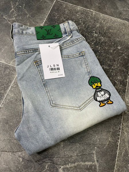 Premium Light Blue Denim Jeans For Men