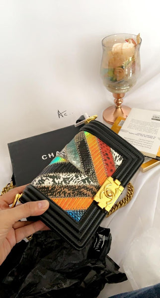 Black Jacquard Hand Bag For Women