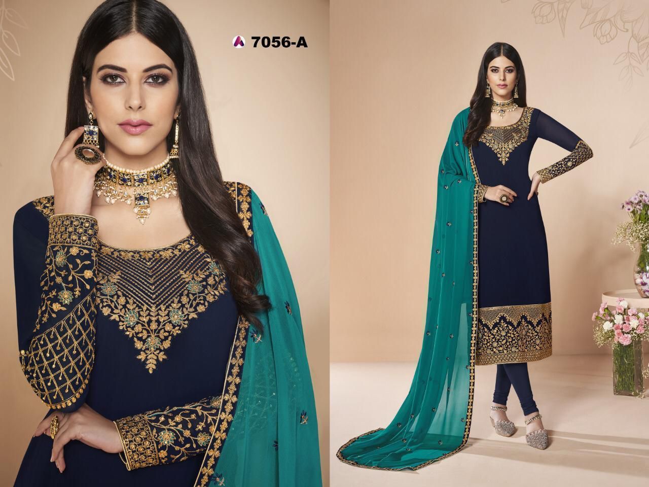 BEAUTIFUL HEAVY FAUX GEORGETTE SUIT