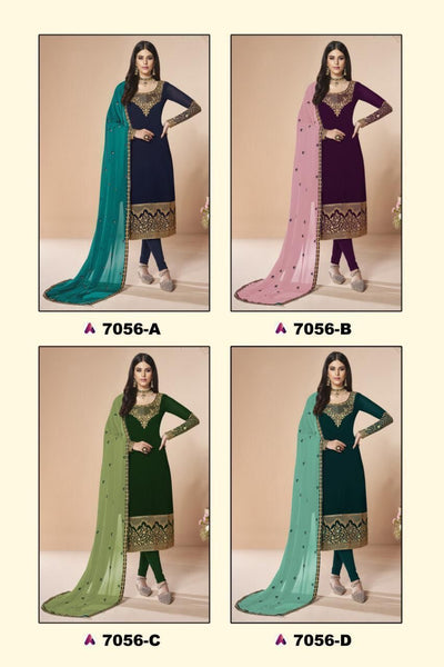 BEAUTIFUL HEAVY FAUX GEORGETTE SUIT