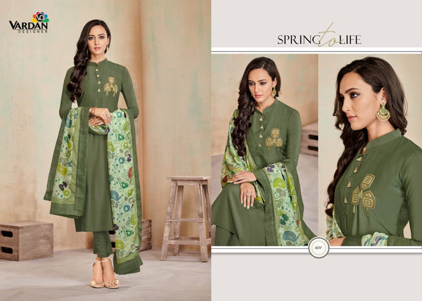 BEAUTIFUL JAM COTTON EMROIDERY SUIT