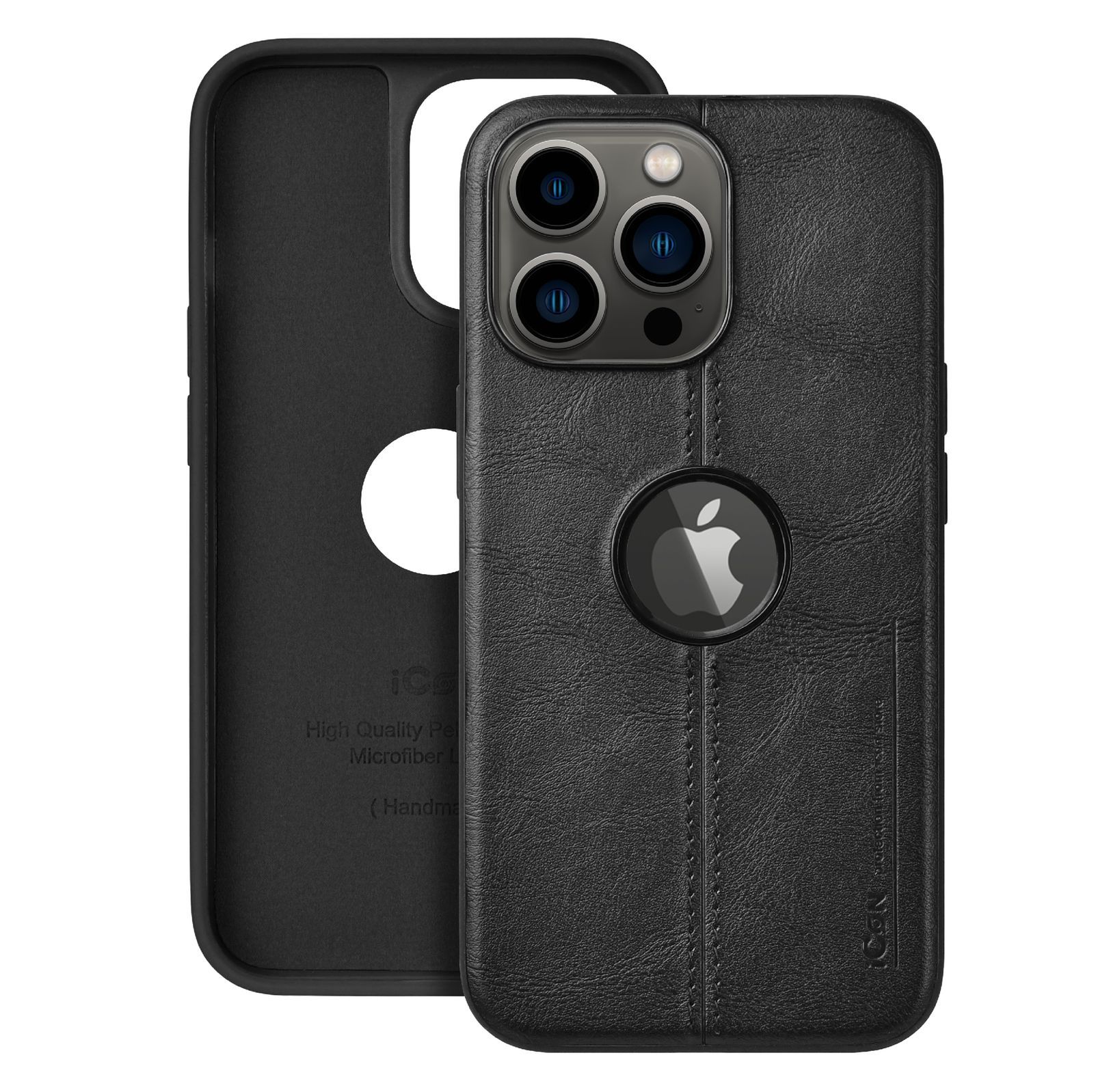Premium Leather Back Case for iPhone 11, 12, 13 & 14 Series