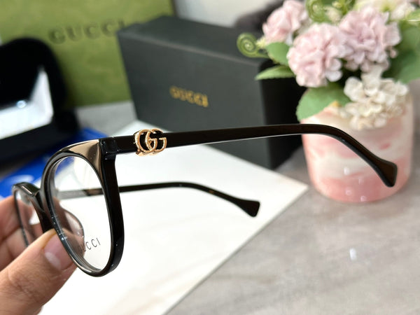 Black  Round-Frame Glasses