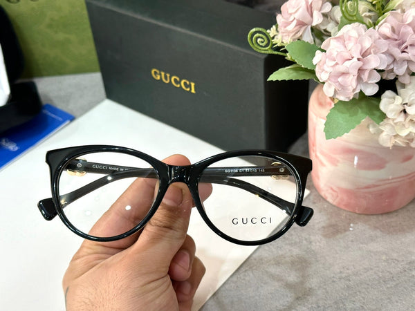 Black  Round-Frame Glasses