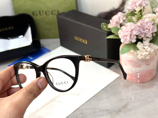 Black  Round-Frame Glasses