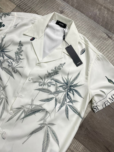 Botanical Print Short Sleeve Shirt