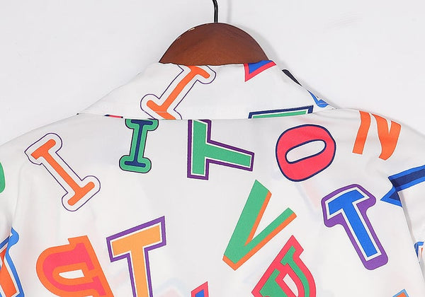 Printed Short-Sleeved Shirt