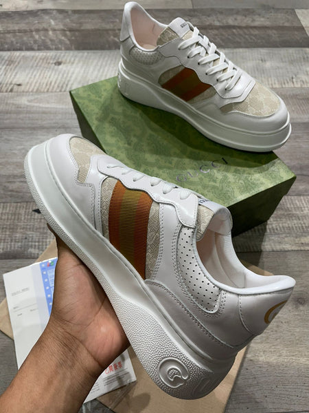Premium Print White Sneakers