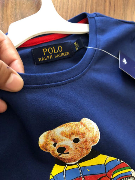 Premium Bear Printed Round Neck T-shirt