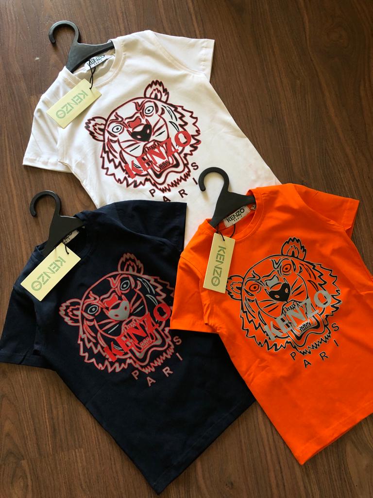 Latest Lion Print Round Neck T shirt