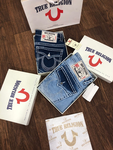 Premium Stretchable Denim With Brand Initial
