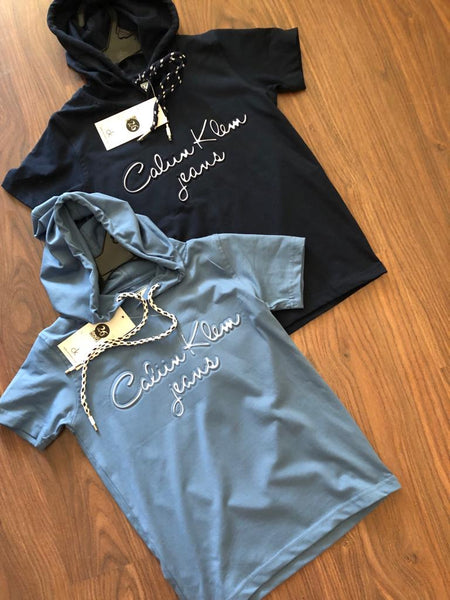 Stylish Words Print Hoodie Tee