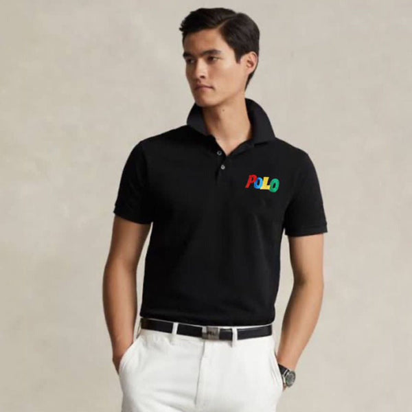 Men Custom Slim Fit Mesh Polo  T-Shirt