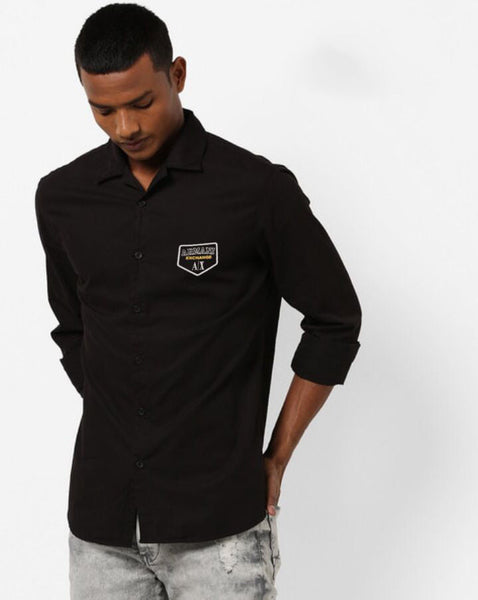 Imported Branded Regular Logo  Shirt