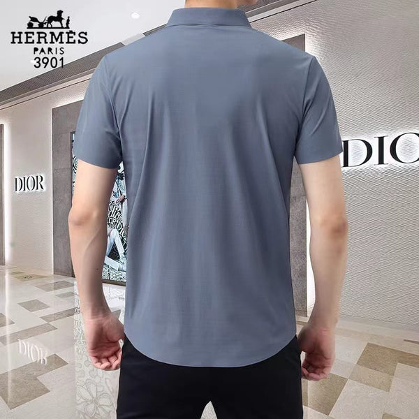 Branded Embroidered  Half Sleeve Formal Shirt