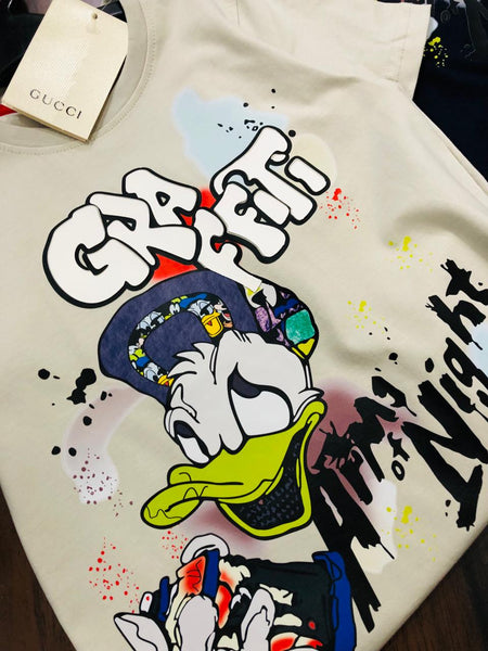 Premium Donal Duck Graphic Print T-shirt