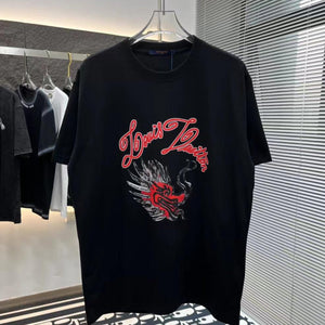 Premium  Dragon Face Drop Shoulder Tee