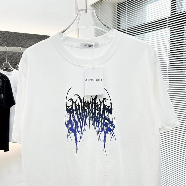 Branded Thorns Print Drop Shoulder  Tee