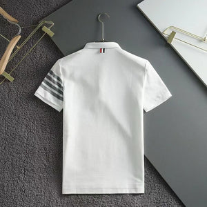 Branded Signature Embroidered Logo Polo Shirt