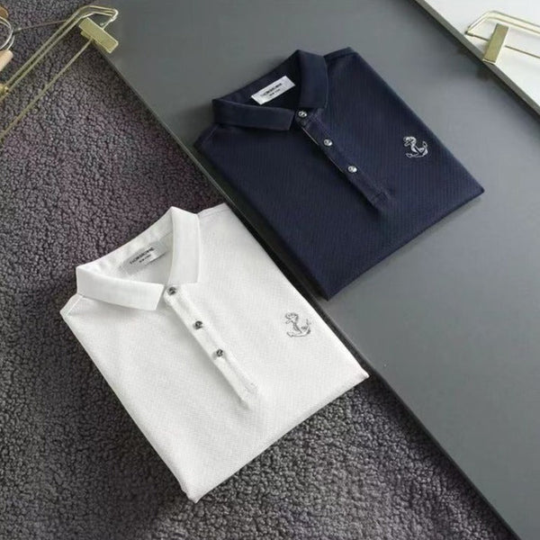 Branded Signature Embroidered Logo Polo Shirt