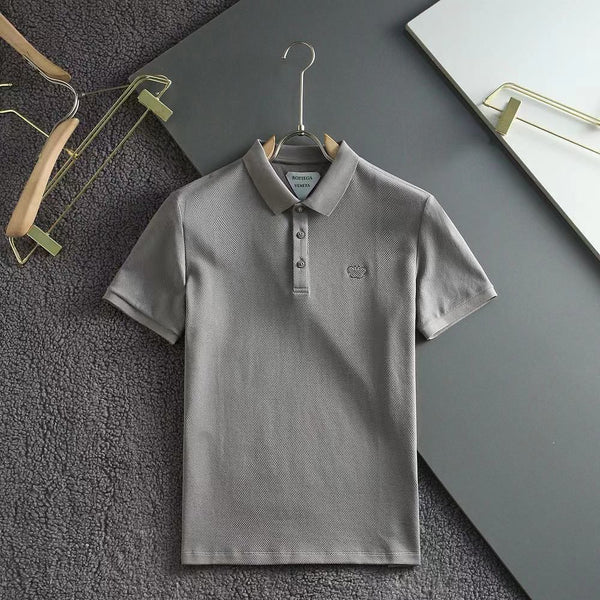 Luxury Regular  Fit  Signature Logo- Embroidered  Polo T-shirt