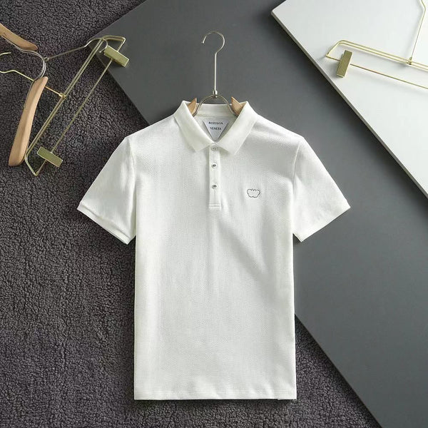 Luxury Regular  Fit  Signature Logo- Embroidered  Polo T-shirt