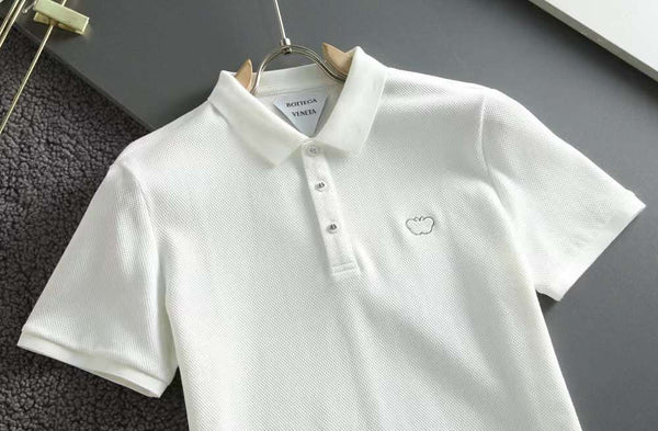 Luxury Regular  Fit  Signature Logo- Embroidered  Polo T-shirt