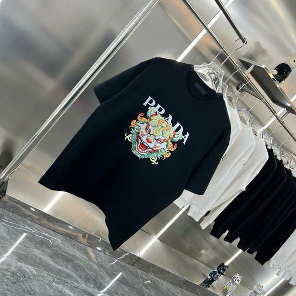 Dragon Face Signature Drop Shoulder Tee