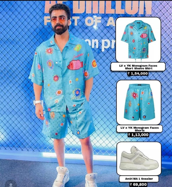 Monogram Faces Short Sleeve Shirt