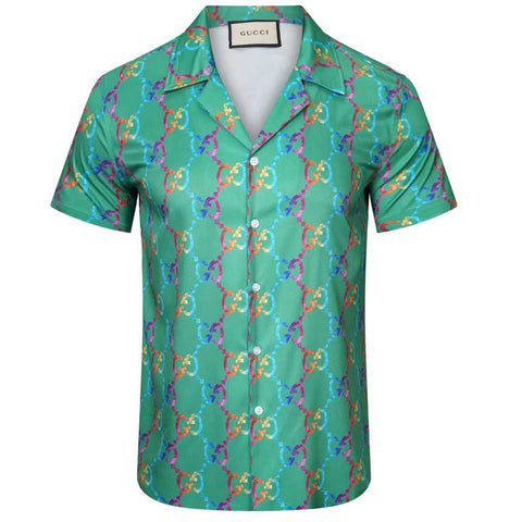 Branded GG Printed Drop Shoulder Shirt