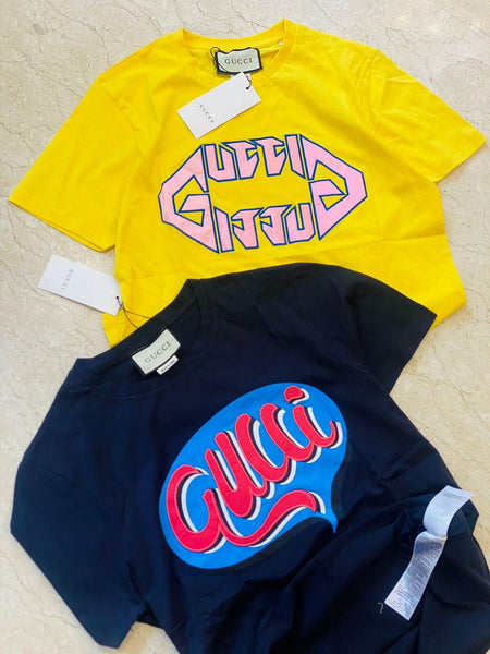 Premium  Metal Logo Print Cotton T-Shirt