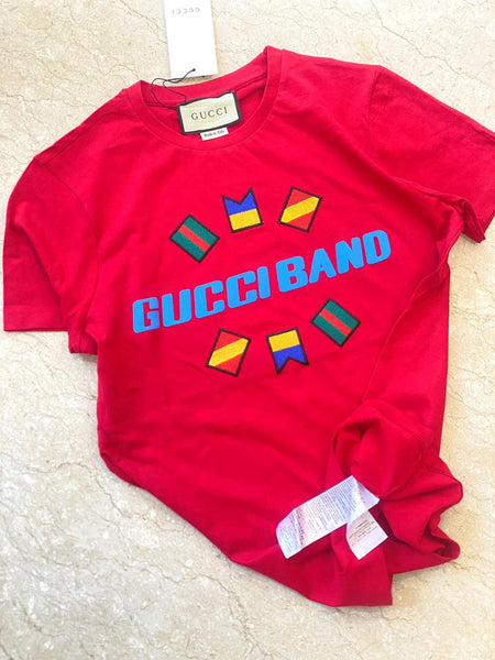 Premium  Metal Logo Print Cotton T-Shirt