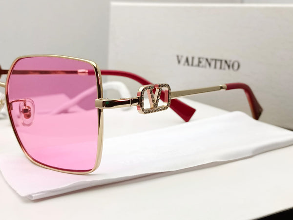 Luxury Golden Square Exquisite Metal Eyeglasses