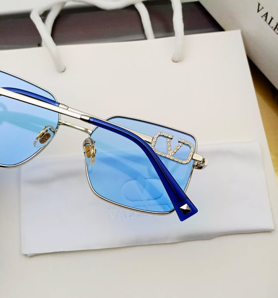 Luxury Golden Square Exquisite Metal Eyeglasses