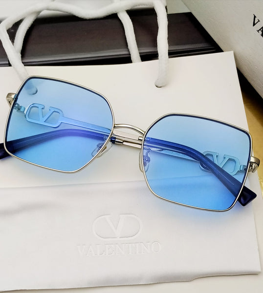 Luxury Golden Square Exquisite Metal Eyeglasses